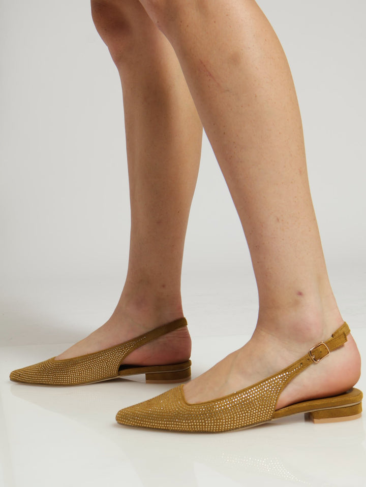 Pointy Slingback Pump - Chartreuse