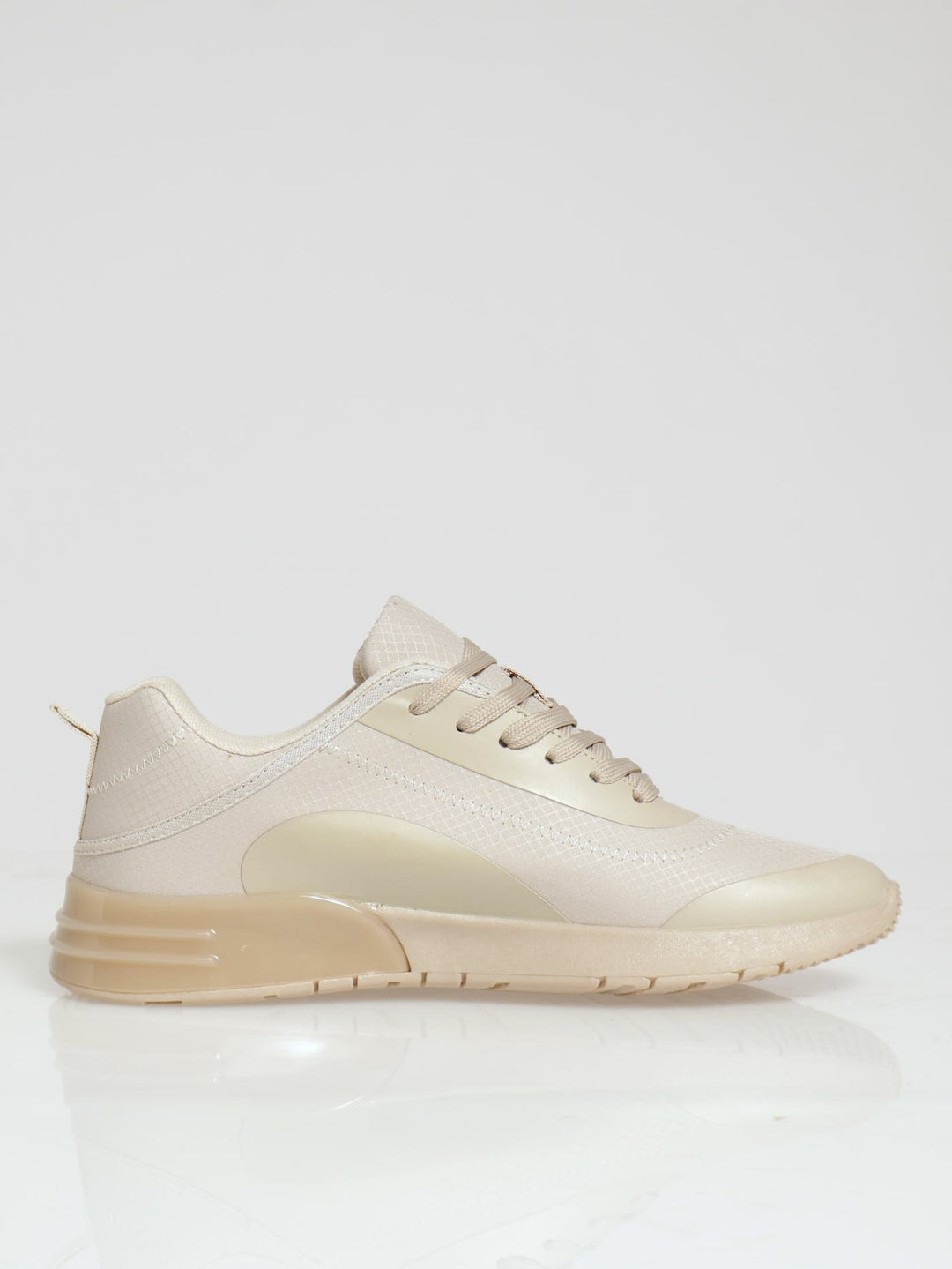 Trainer With Bubble On Sole - Beige