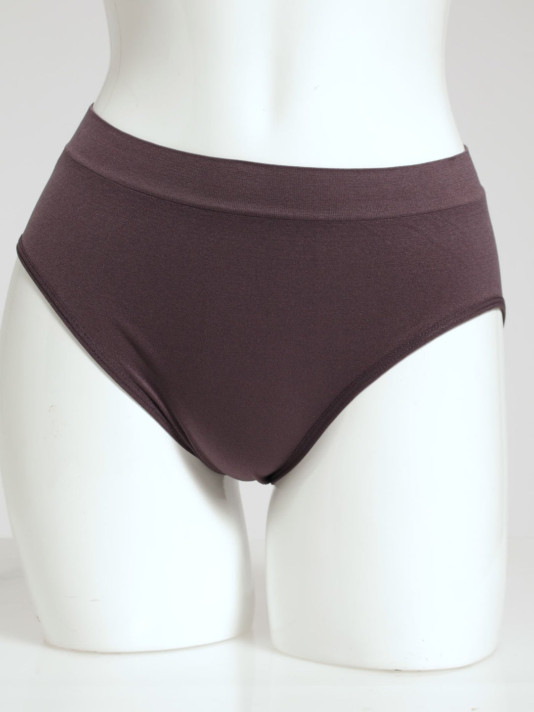 3 Pack Hi-Cut Panties- Dusty Rose/Pearl/ Dark Grape