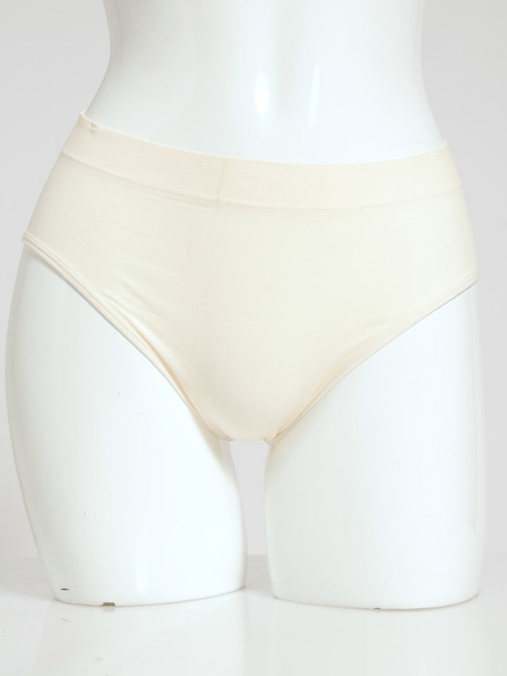 3 Pack Hi-Cut Panties- Dusty Rose/Pearl/ Dark Grape