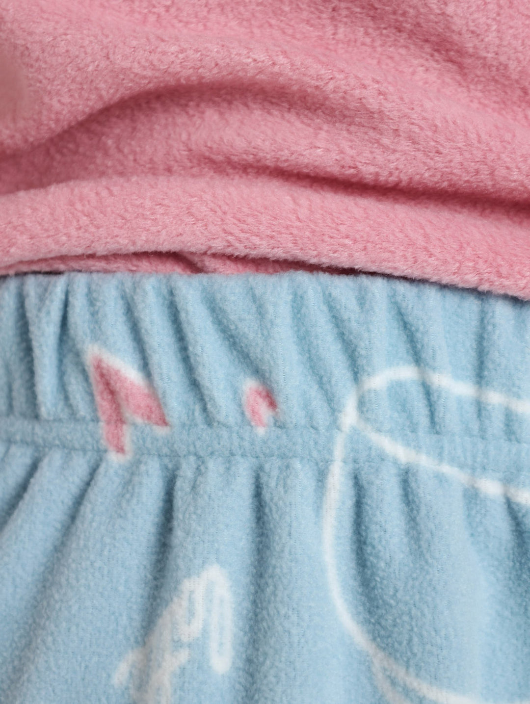 Micro Polar Fleece Pj Set - Pink