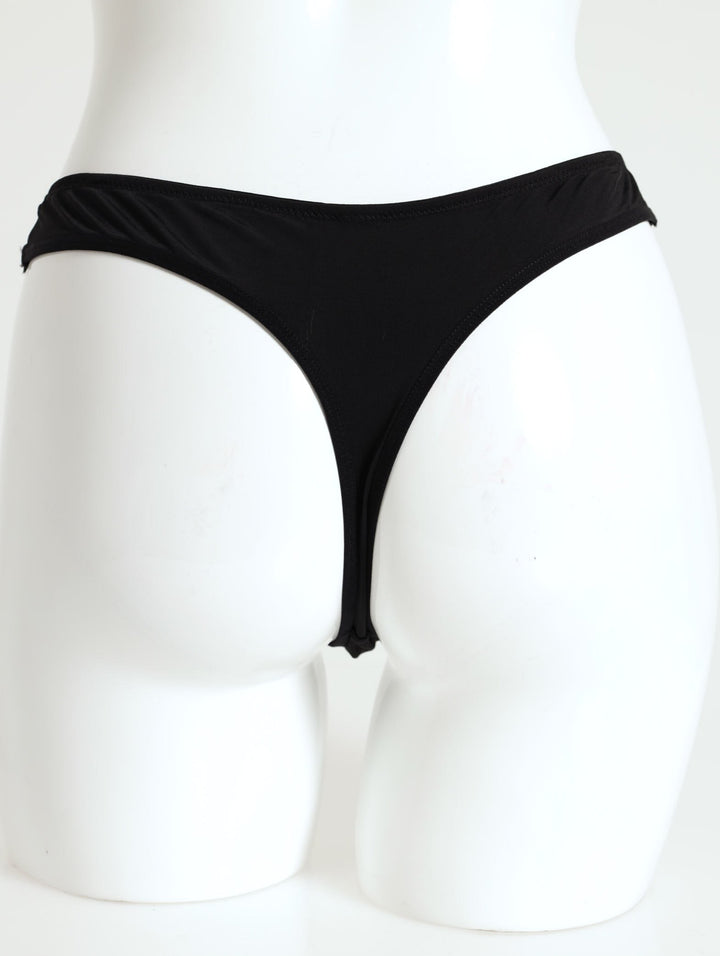 2 Pack Lace G-String - Black/Deep Lake