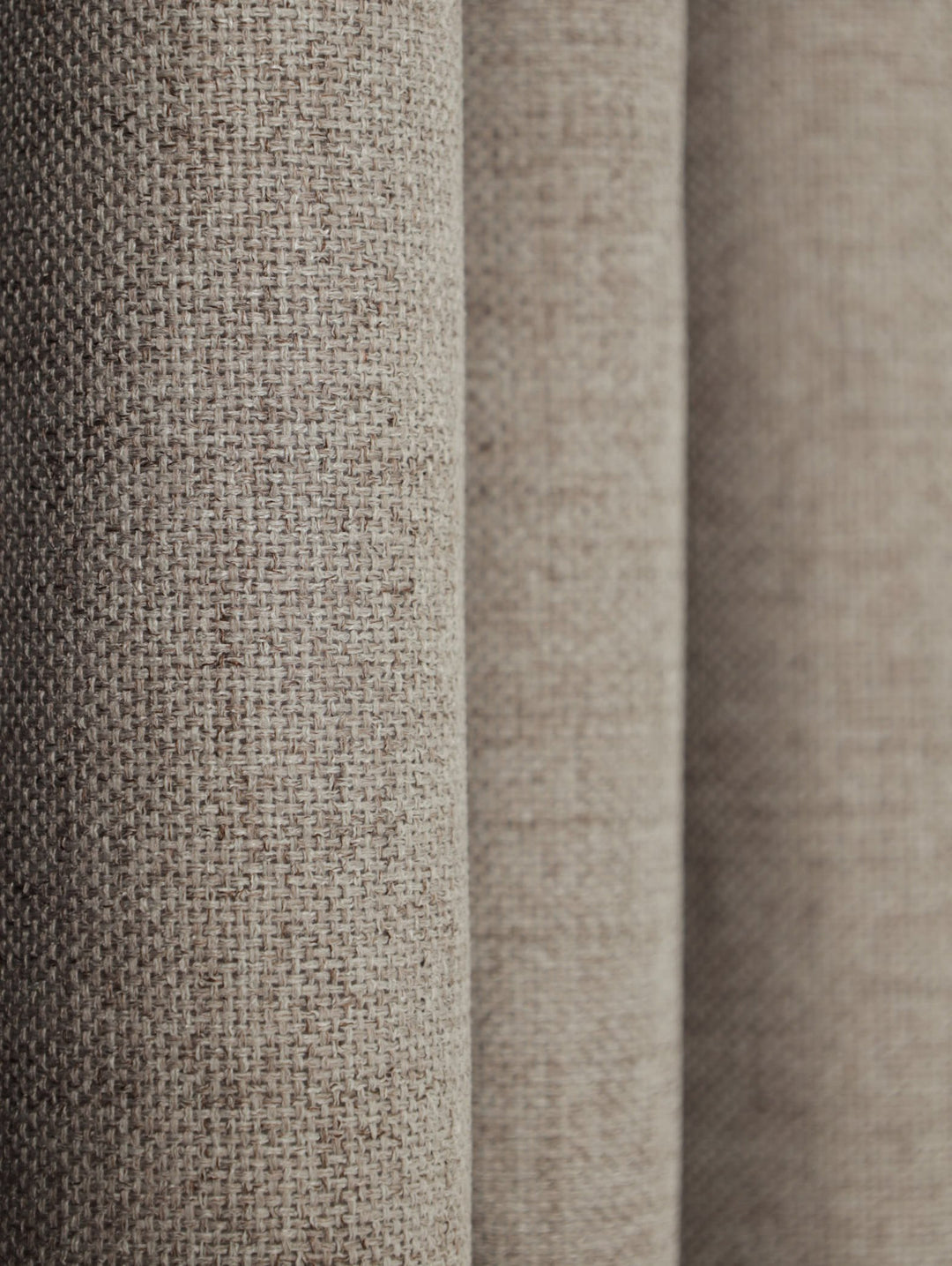 Lined Marbella Texture Eyelet Curtain - Grey