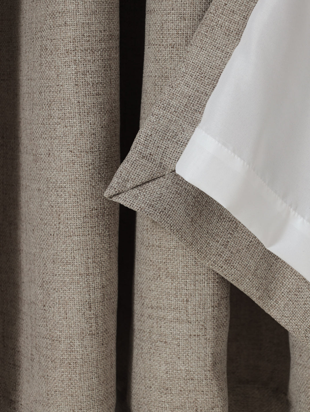 Lined Marbella Texture Eyelet Curtain - Grey