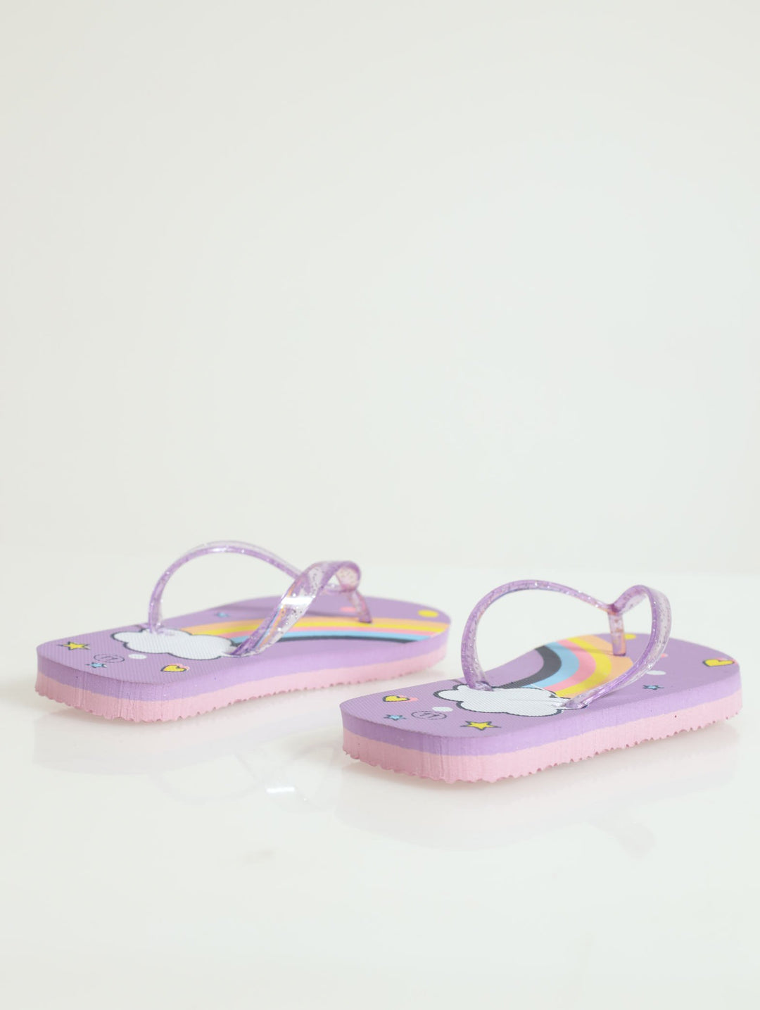 Pre-Girls  Rainbow Flip Flop - Purple