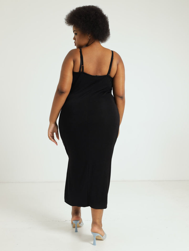 Bon Bon Bodycon Dress - Black