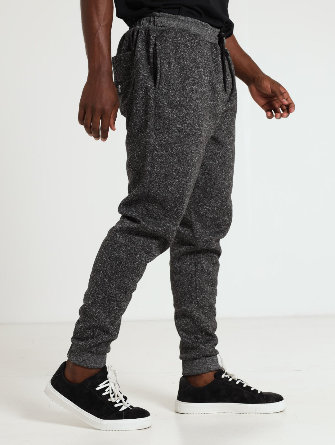 Cationic Fleece Jogger - Charcoal Melange