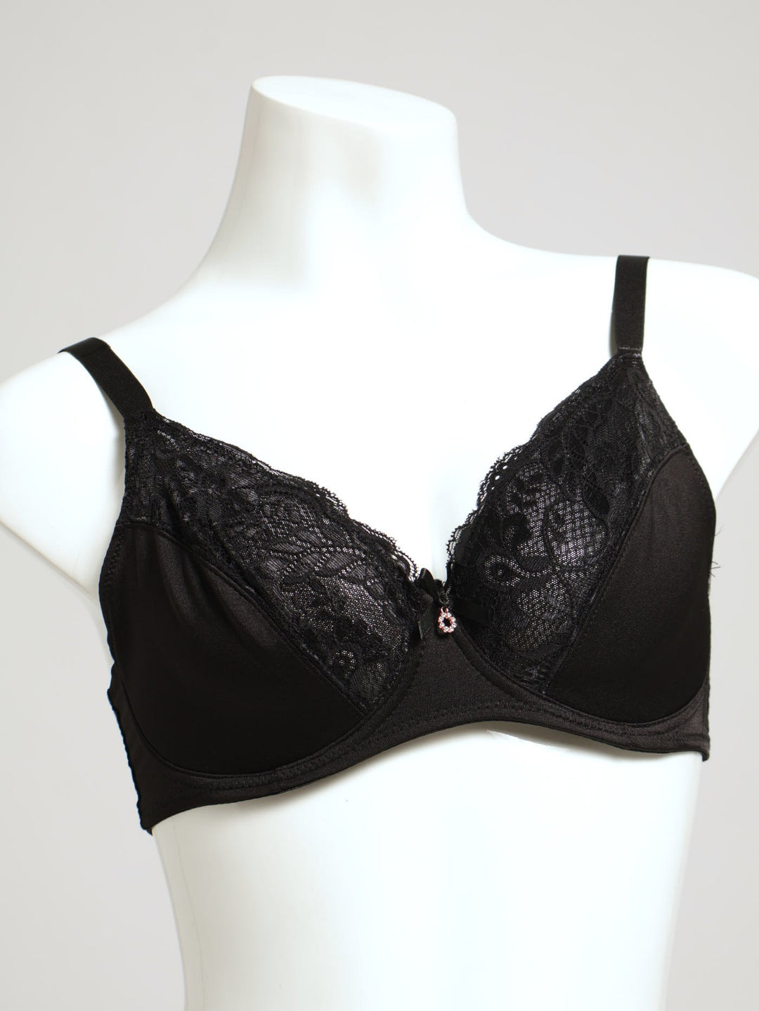 2 Pack 2Tone Lace Bra - Grape Wine/Black