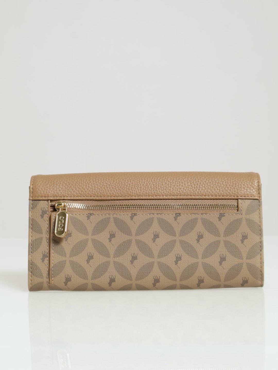 Sterling Clutch Purse - Biscuit