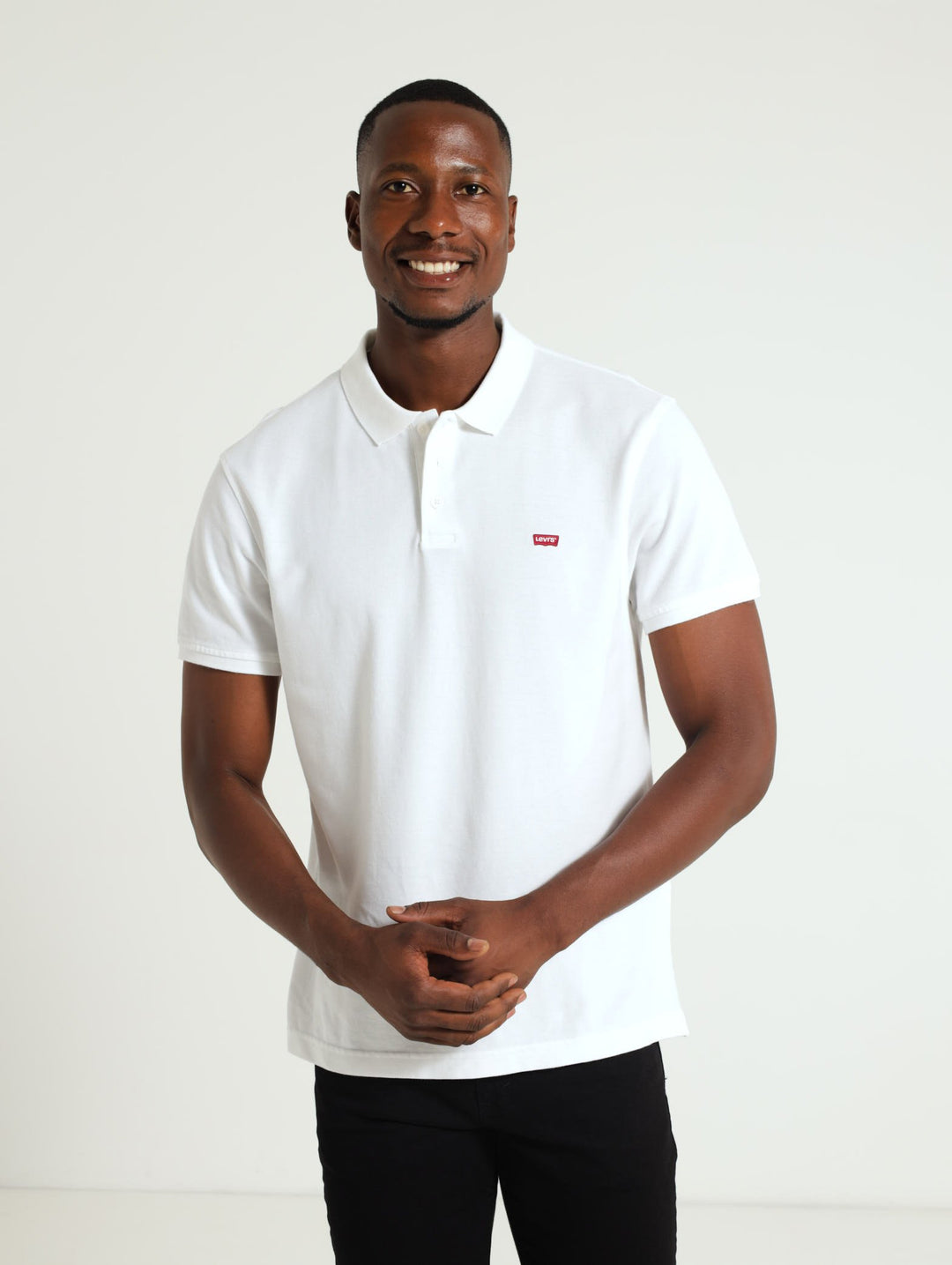 Mens Polo Bright Golfer White – Edgars - Main Image