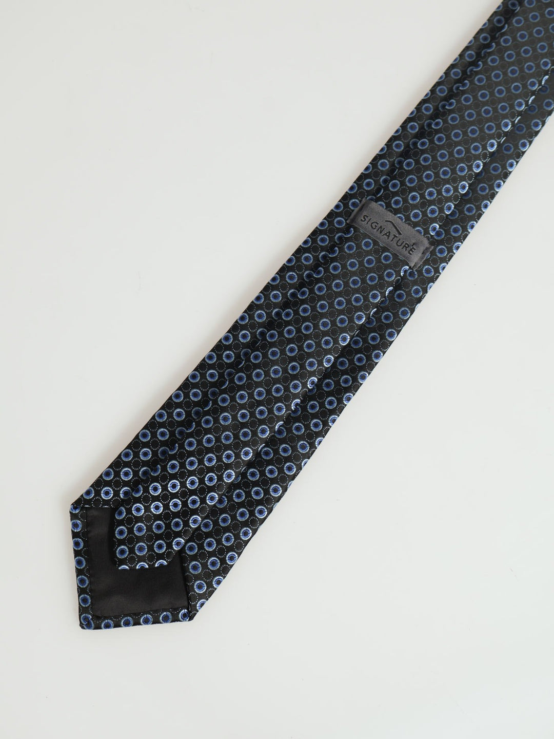 Circles Fashion Tie - Black
