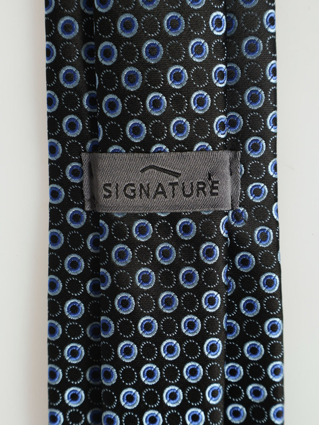 Circles Fashion Tie - Black