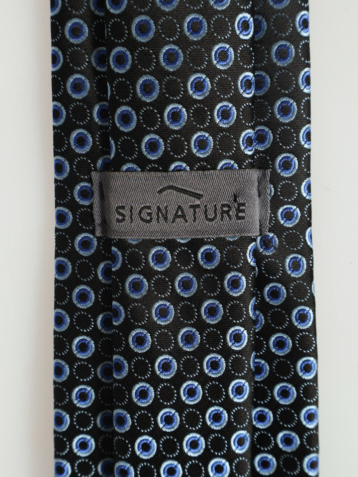 Circles Fashion Tie - Black