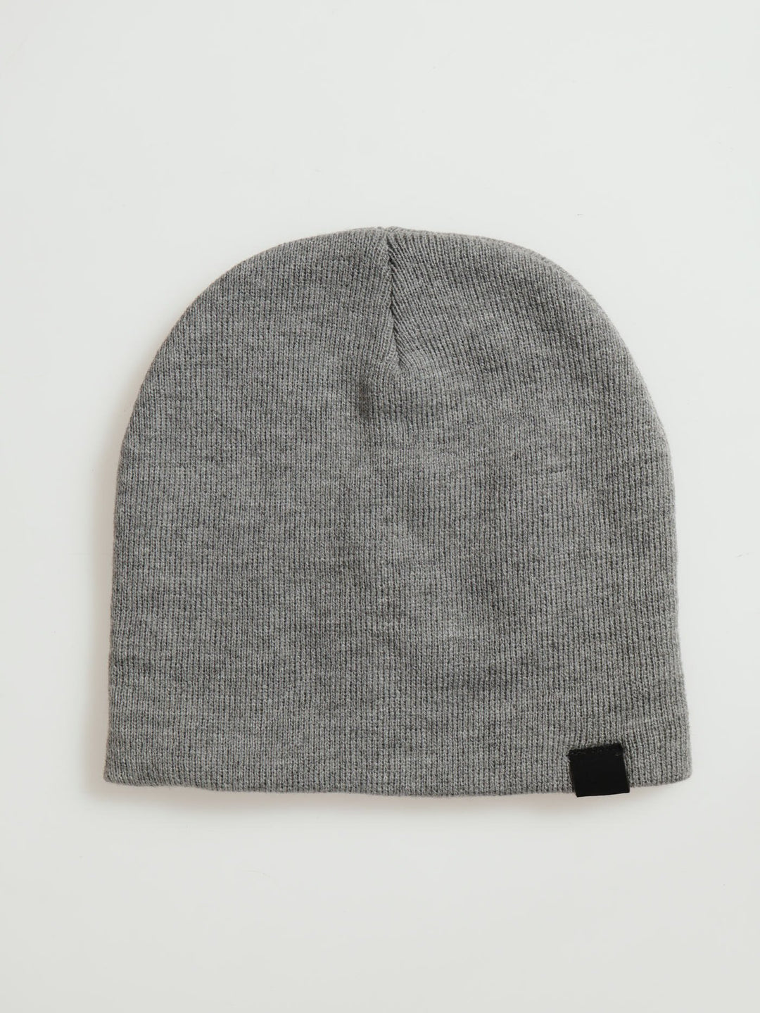 Micro Knit Beanie - Grey Melange