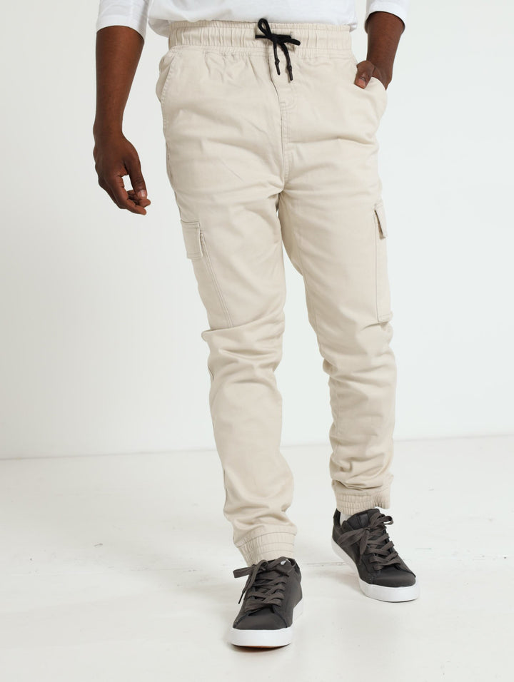 Boys Cargo Pants - Stone