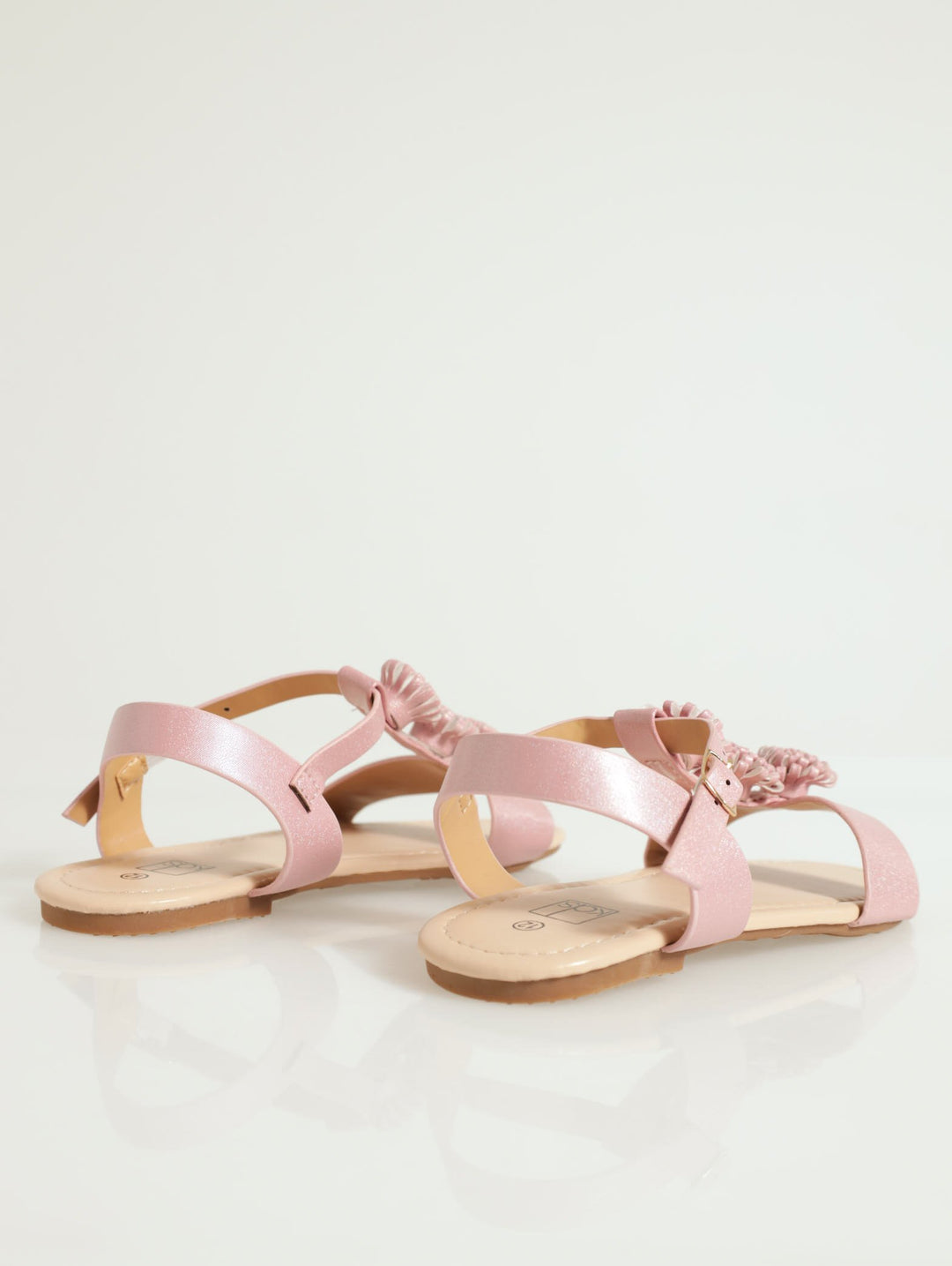 Pre-Girls Pom Pom Sandal - Pink