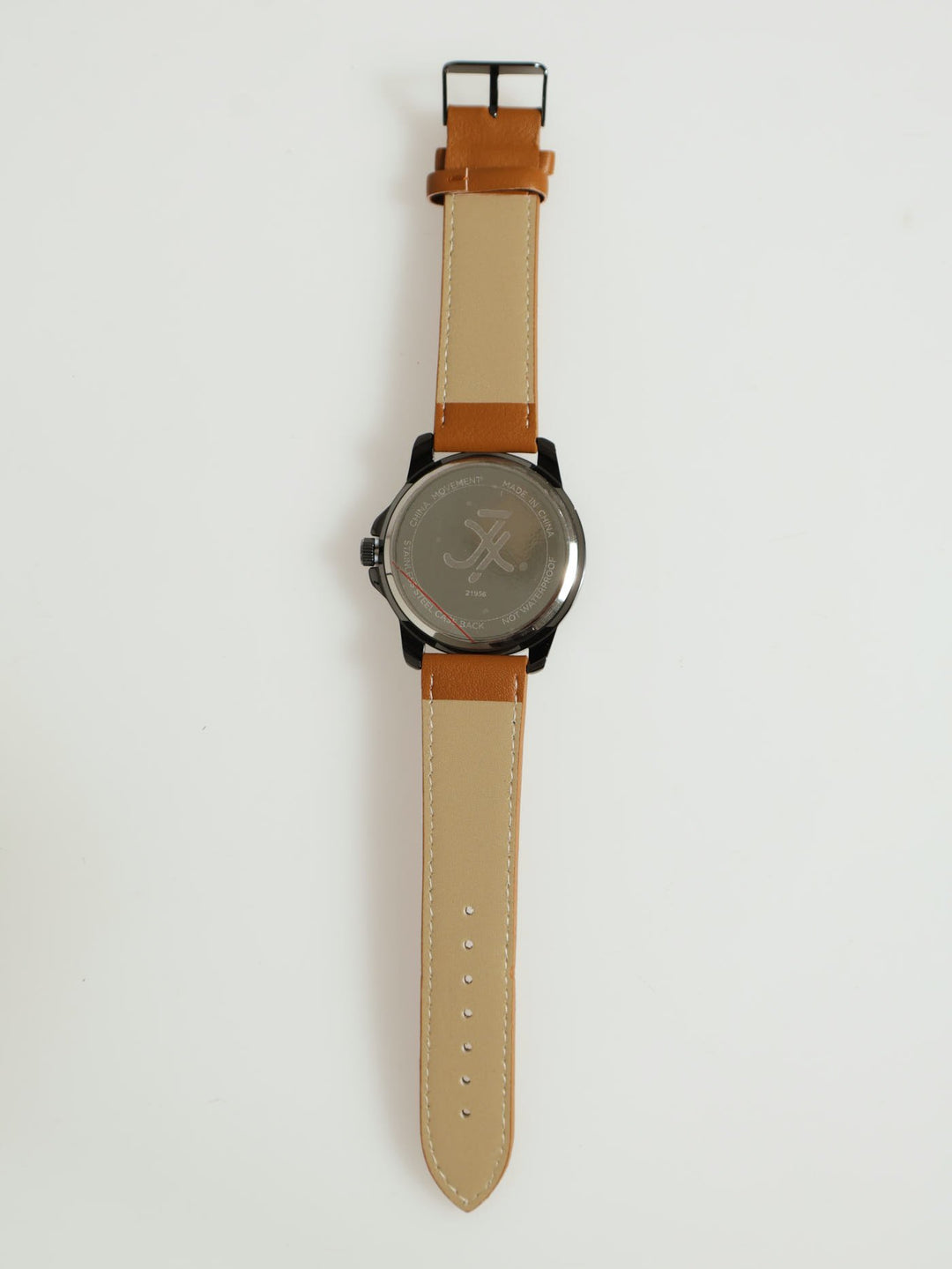 Pu Grey Face Ananlogue Watch - Brown