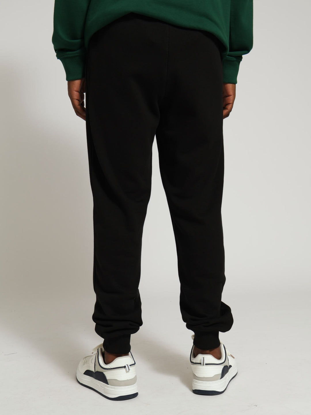 Identity Small Logo Fleece Jogger - Black