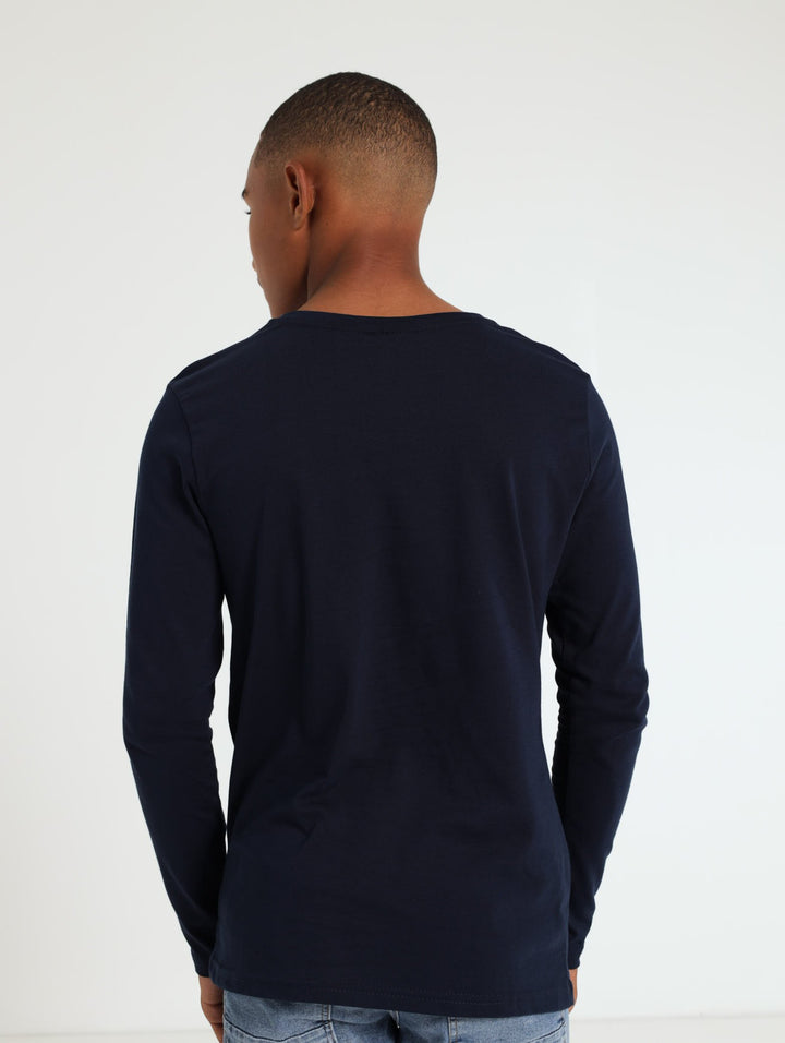 Varsity Tee - Navy