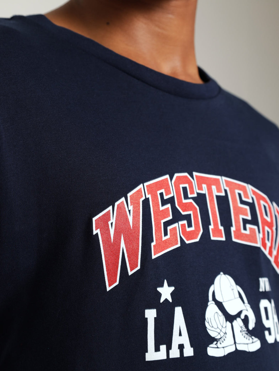 Varsity Tee - Navy