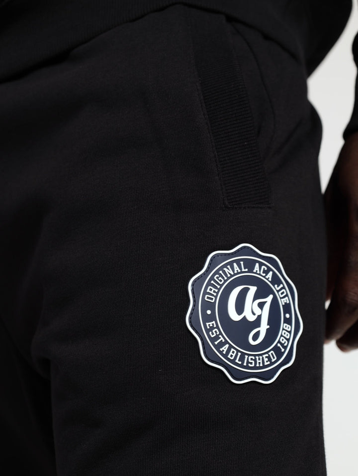 Embroidery Track Pants - Black