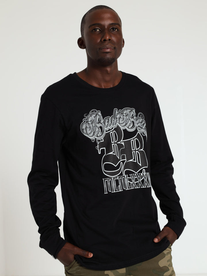 The Charm Crew Tee - Black