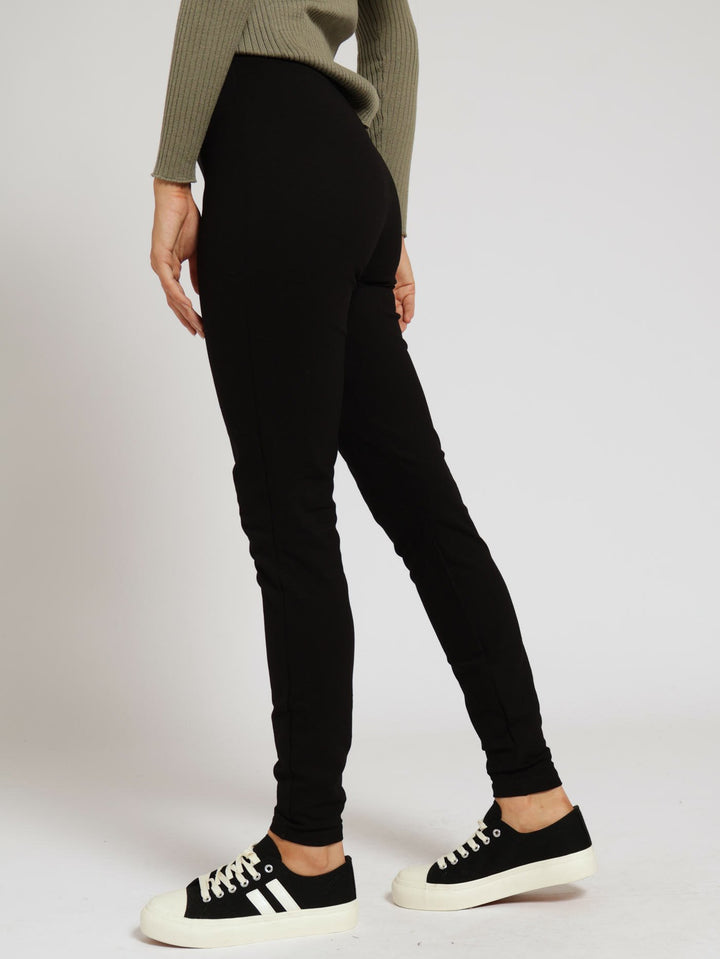 Ponte Leggings - Black