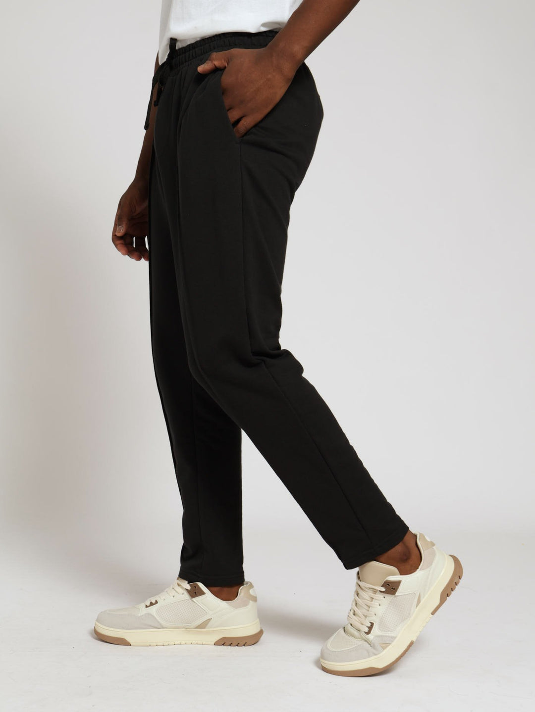 Pintuck Jogger - Black