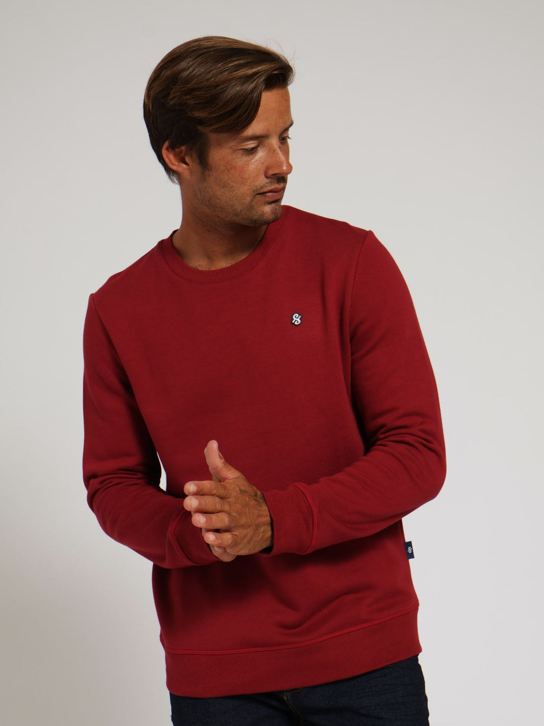 Basic Crew Top - Red