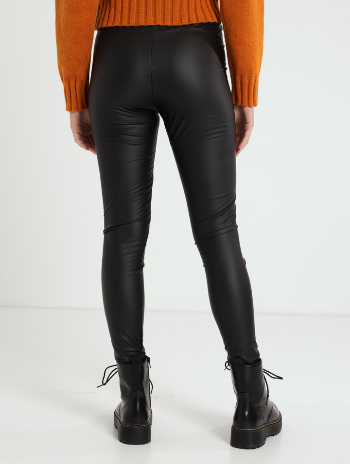 Pu Leggings - Black
