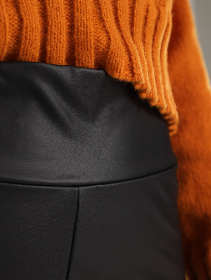 Pu Leggings - Black