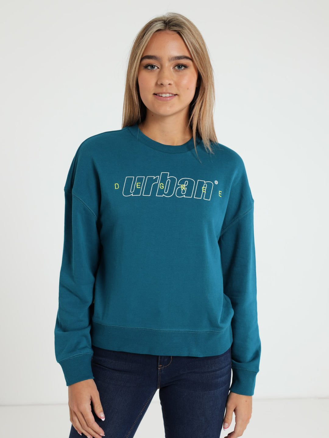 Essential Sweater With Fornt Chest Detail - Atlantic Deep