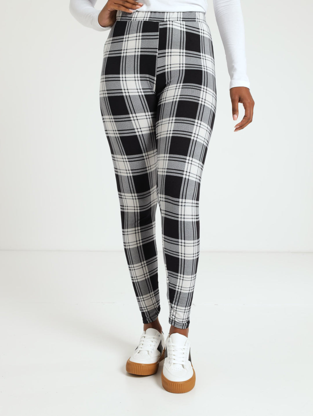 Patterned Legging - Black/White