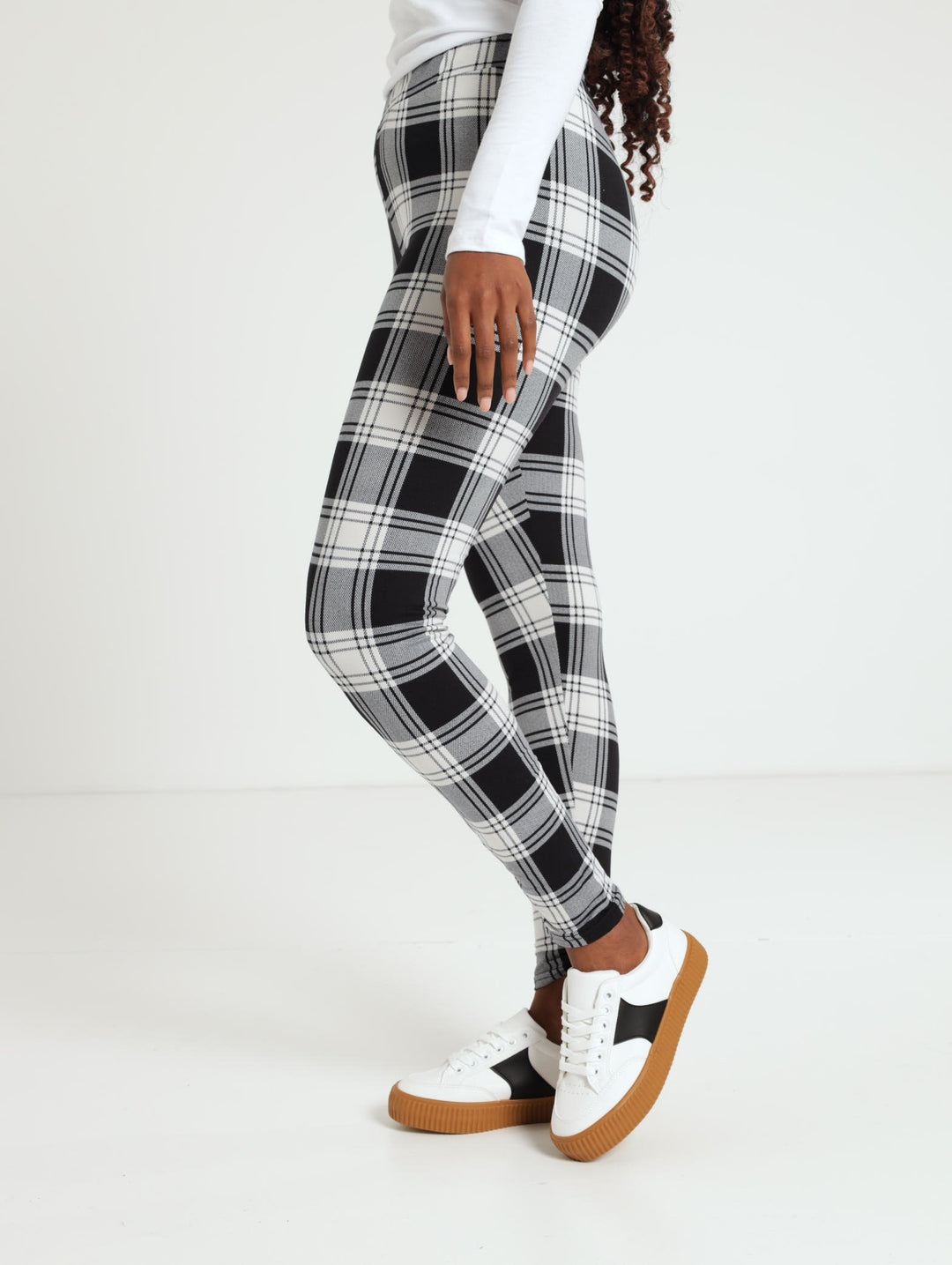 Patterned Legging - Black/White
