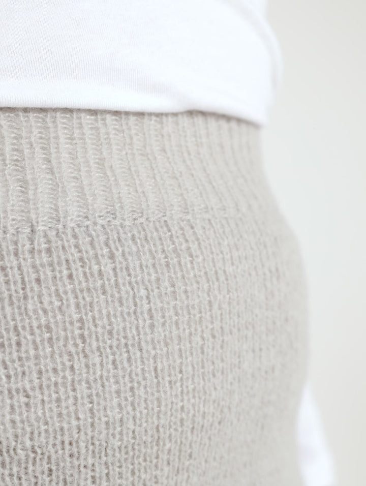 Knitwear Skirt - Grey