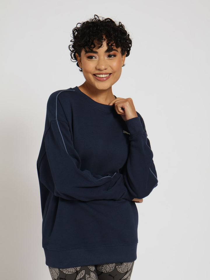 Her Crew Top - Navy