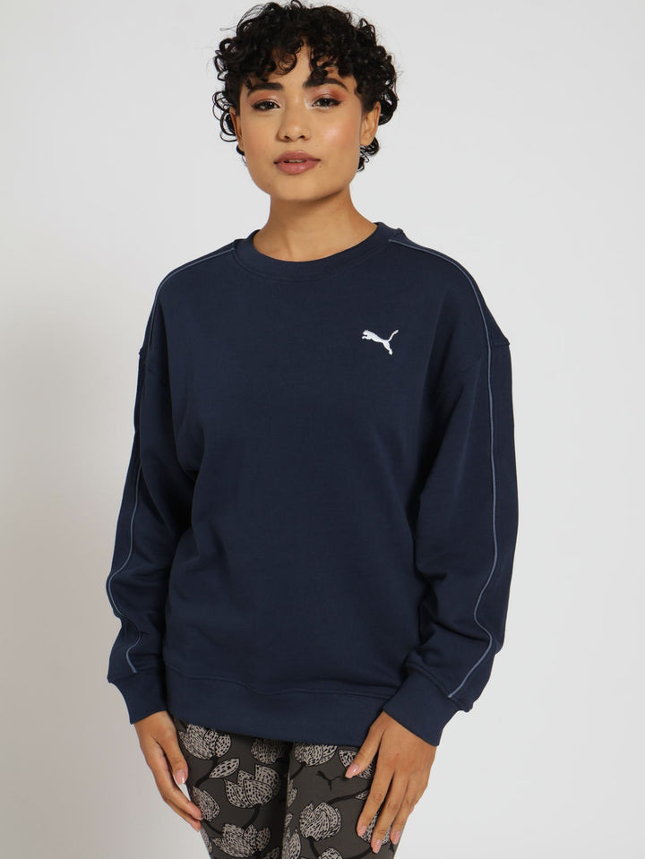 Her Crew Top - Navy