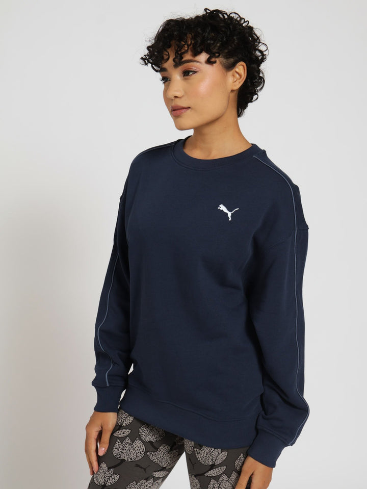 Her Crew Top - Navy