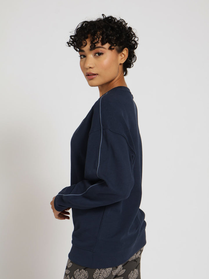 Her Crew Top - Navy