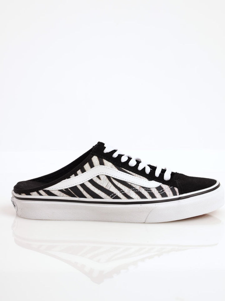 Ladies UA Style 36 Mule Sneaker - Black/White