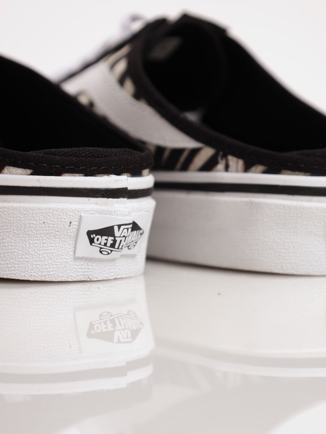 Ladies UA Style 36 Mule Sneaker - Black/White