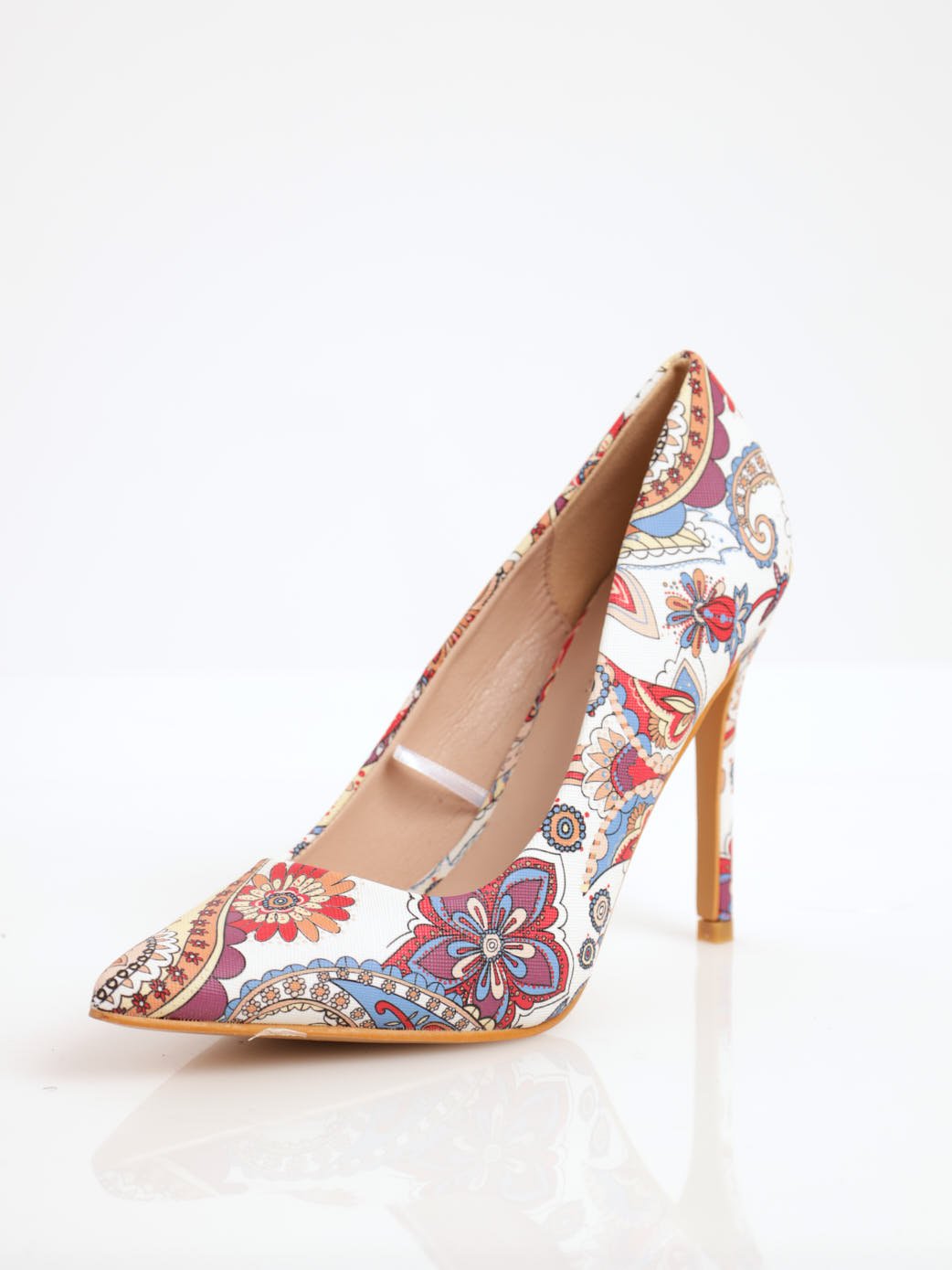Ladies Ladies Paisley Print Pointed Court Heel – Edgars
