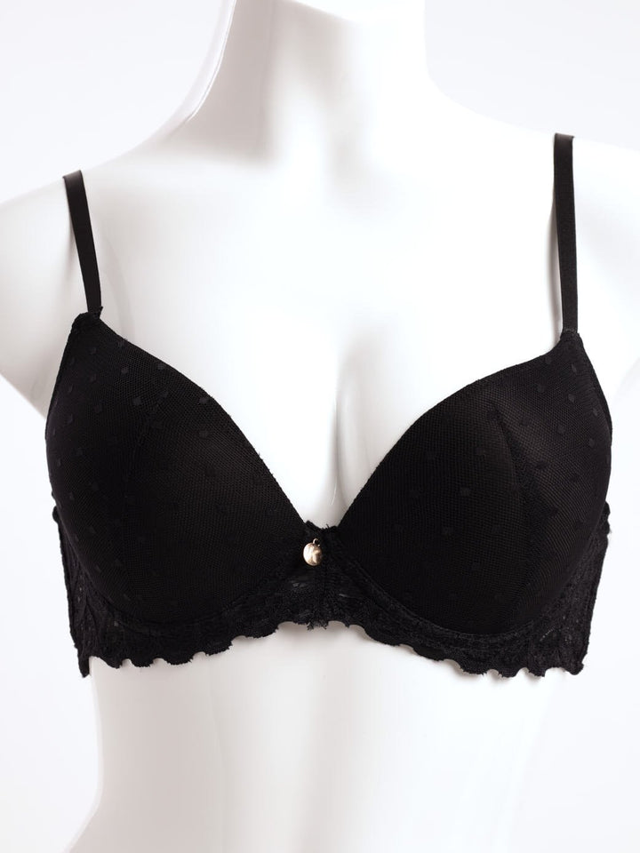 Ladies 2 Pack Double Push-Up Bra - Two-tone