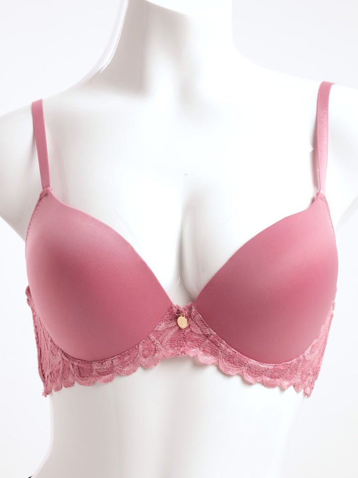 Ladies 2 Pack Double Push-Up Bra - Two-tone