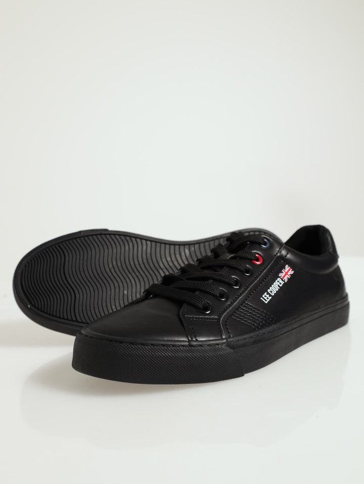 Casper Flag Logo Basic Sneaker - Black