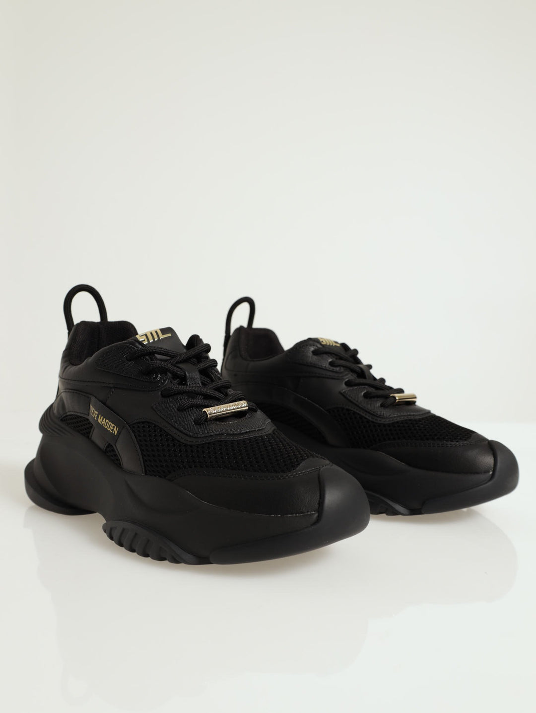Belissimo Lace Up Sportie Sneaker - Black