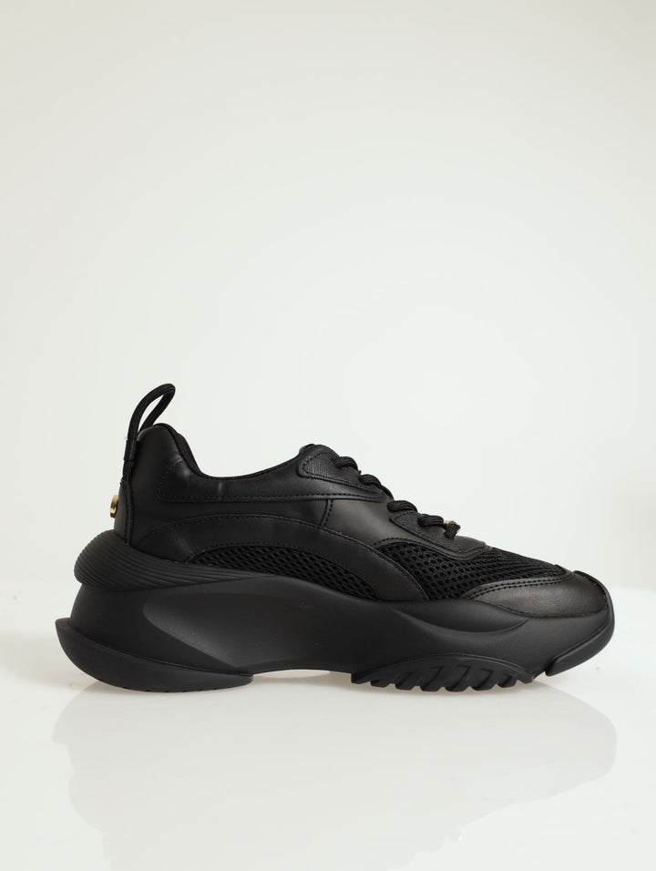 Belissimo Lace Up Sportie Sneaker - Black