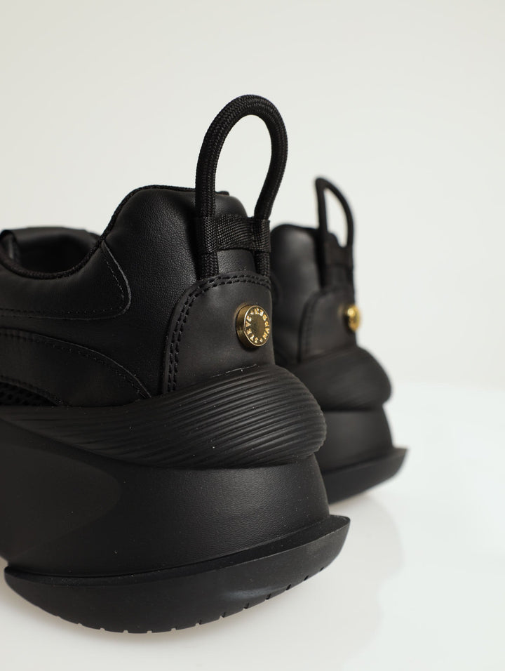 Belissimo Lace Up Sportie Sneaker - Black