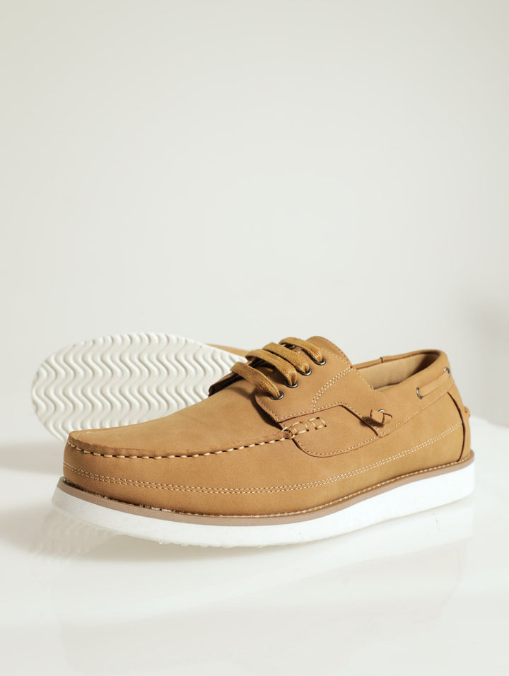 Style Deck Shoes - Taupe