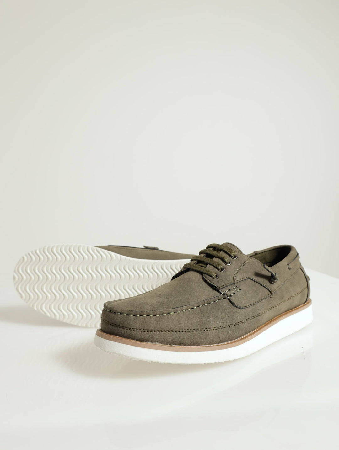 Style Deck Shoes - Olive